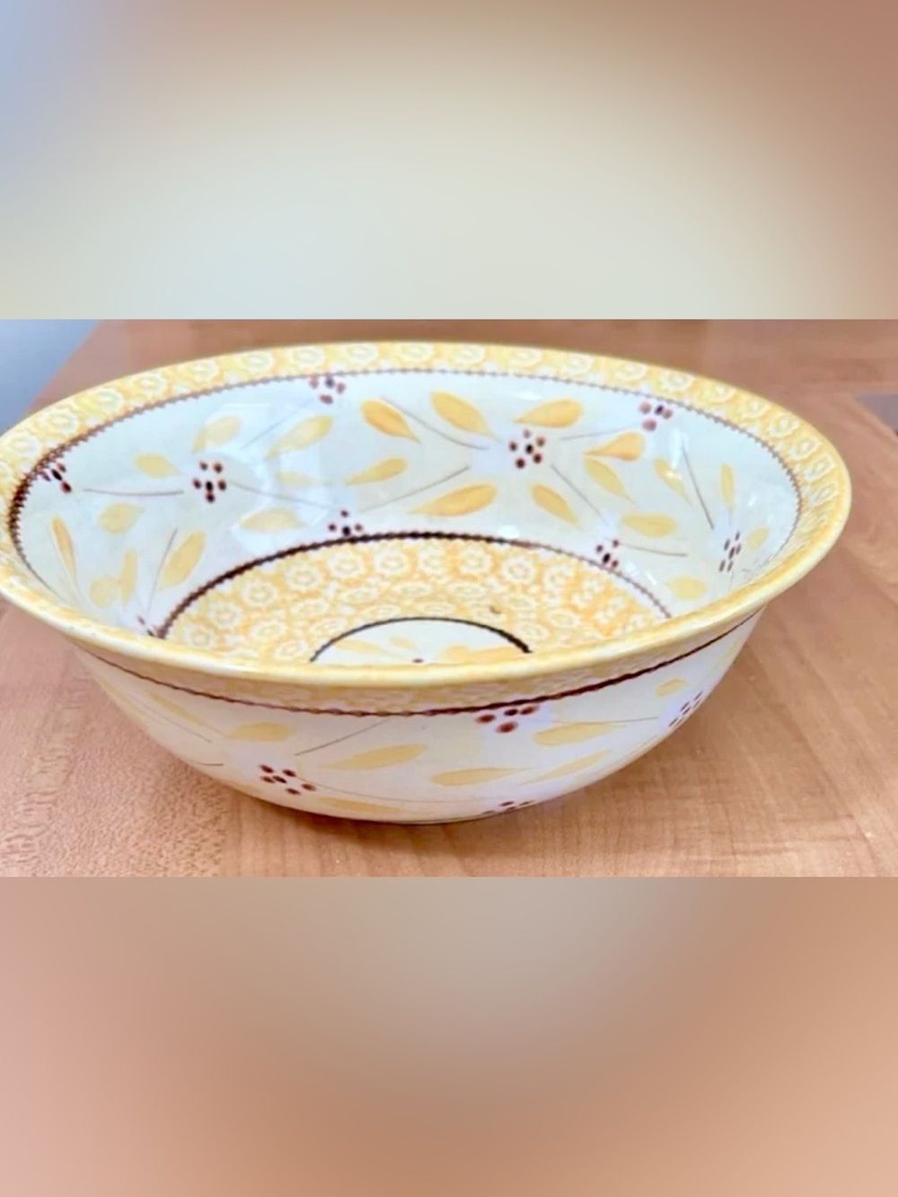 temptations bakeware presentable ovenware old world yellow Tara serving bowl - Picture 2 of 5